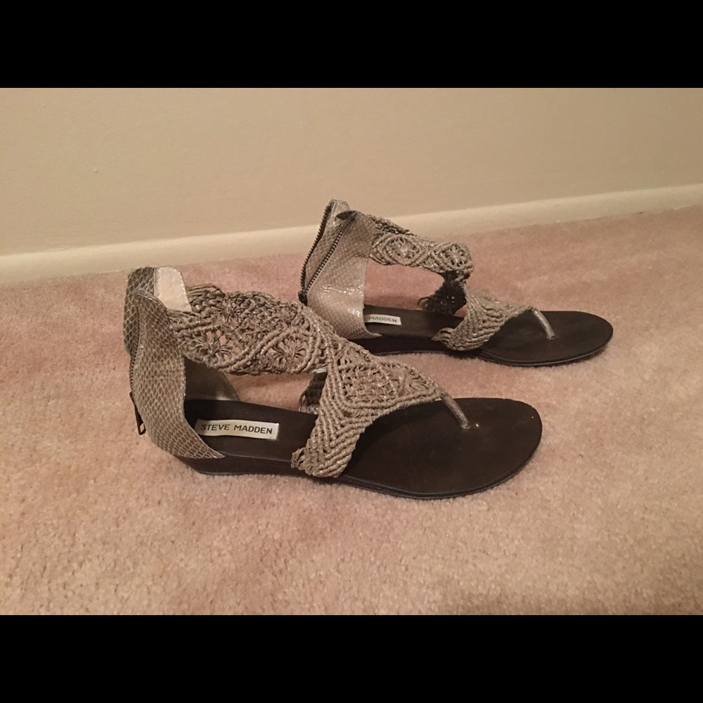 Tan sandals